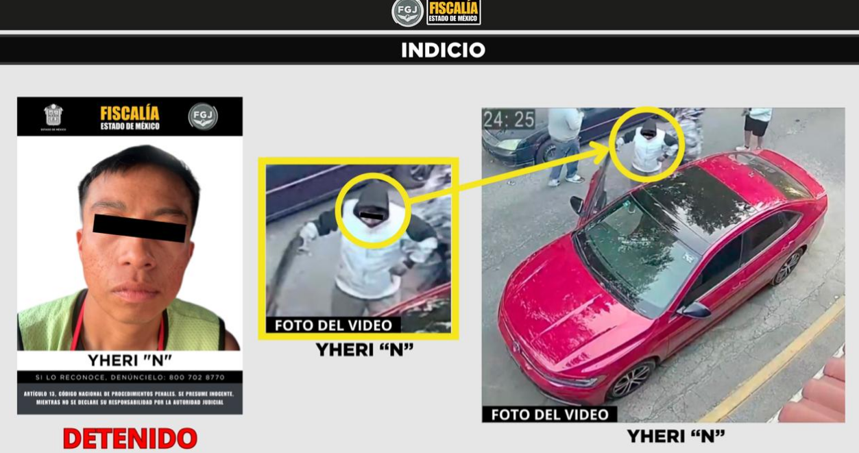 Detienen en Tultitlán a Yehri “N”, presunto implicado en robo de auto ...